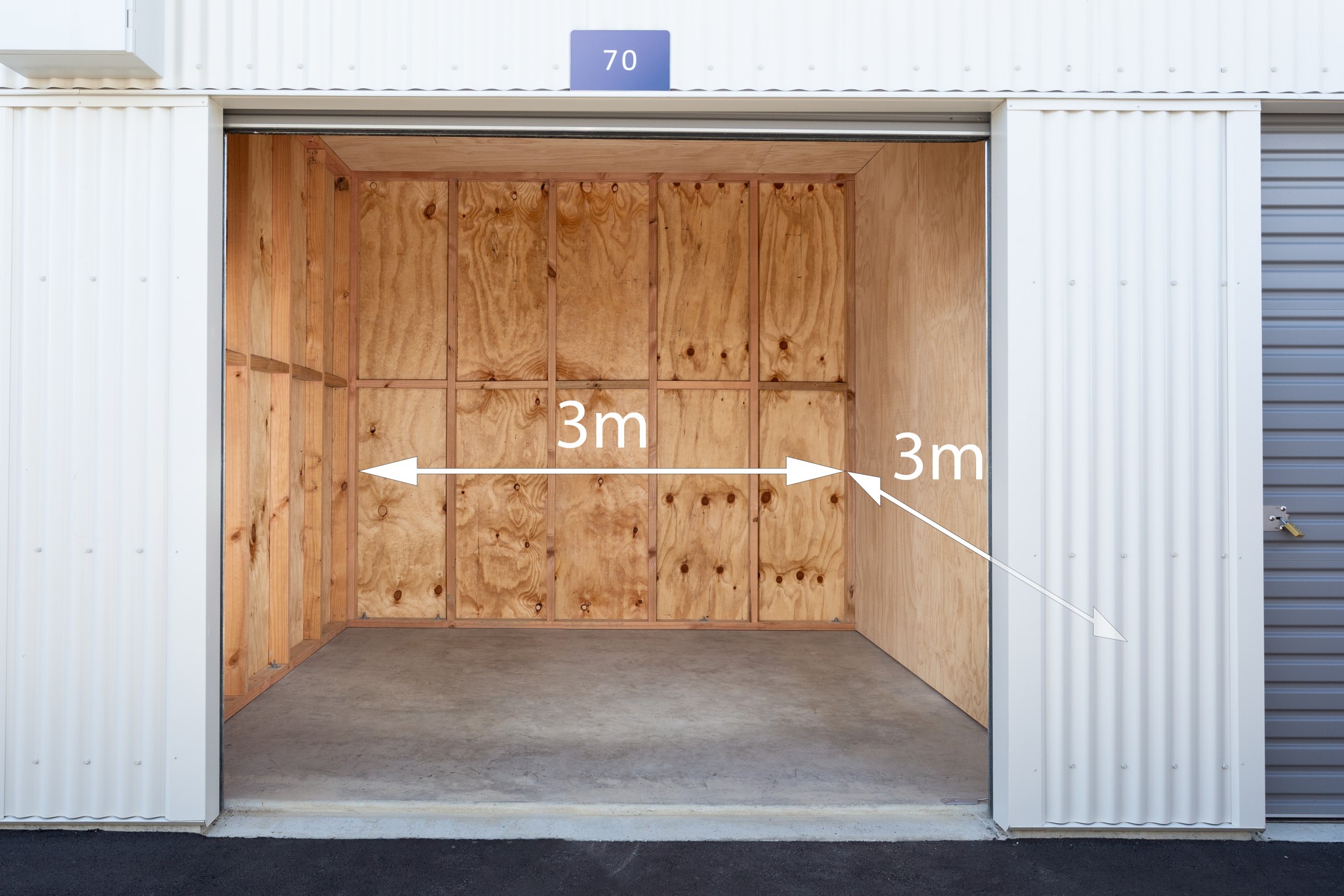 3m x 3m units available!